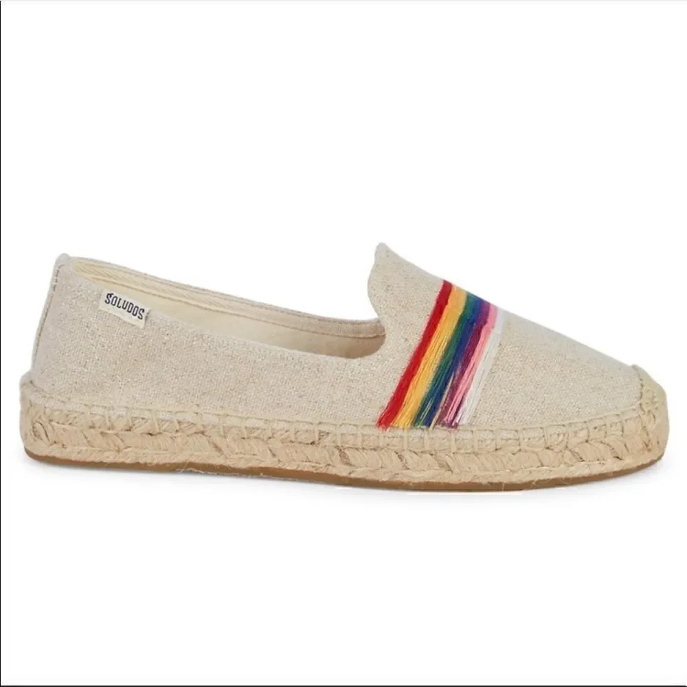 Soludos Pride Canvas Esapdrille Flat Slip on